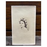 19th-century carte de visite portrait of Mary