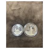 1986 Liberty Silver Dollar. .900.