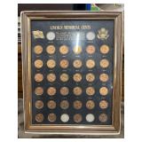 Lincoln Penny Cents Collector Framed Set, Only 4
