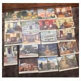 Early Lincoln complete card set, vintage souvenir