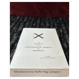 Confederate battle flag diagonal blue cross with