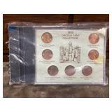 1982 Lincoln Cent Collection containing seven