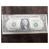 1974 MISCUT $1 Error Bill