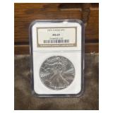 1 oz American Silver Eagle coin. .999 fine