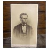 1865 mourning lithograph of Abraham Lincoln,