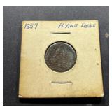 1857 Flying Eagle Penny Coin