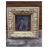 Antique Victorian-era tintype photograph is