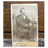1861 Carte-de-visite (CDV) Abraham Lincoln Seated