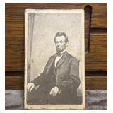 Authentic19th-Century Albumen Abraham Lincoln