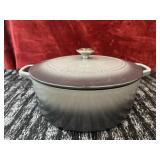 Cuisinart cast iron Dutch oven features a stylish