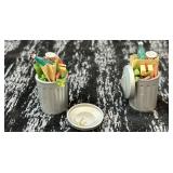 4 pc. Department 56 Snow Village accessory set