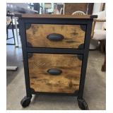 Rustic Brown Filing Cabinet