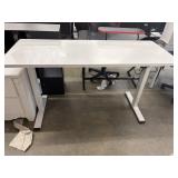 White Sit-Stand Desk
