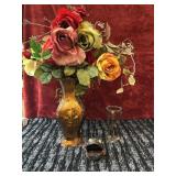 3 Pc. Vintage-style Floral Arrangement,