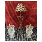 2 Block Crystal ï¿½Tulip Garden Vases