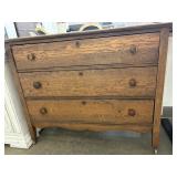 Antique Solid Oak Dresser
