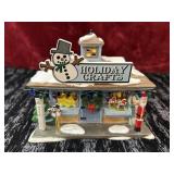 Department 56 "Holiday Crafts" lighted building