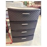 Sterilite 4-Drawer Wide Weave Tower