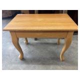 Rectangular end table.