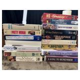 Old VHS movie tapes.