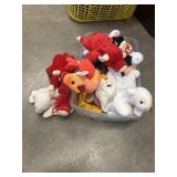 Ty Farm animals Beanie Babies. Small tube full.