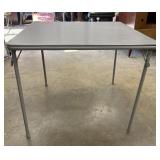 Vecelo Beige folding card table
