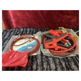 Einhell booster cable set and steel tow cable