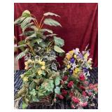 4 pc. Artificial  plant arrangements