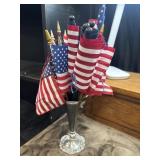 Patriotic display features multiple small