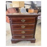 Vintage cherry wood nightstand