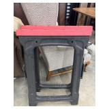 2 Ironton plastic sawhorses.