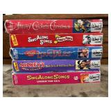 5 Disney VHS Movies.