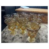 12 Vintage Fostoria Wine Goblets