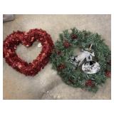 Holiday Makers artificial pine Christmas wreath