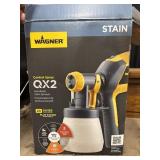 Wagner Control Spray QX2 handheld stain sprayer.