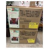 2 Holiday Living 4-Piece Pre-Lit Garland, Wreath