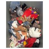 Tote of beanie babies. Water life.