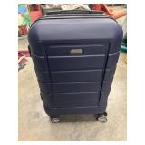 Blue SHOWKOO 20" carry-on hardside suitcase