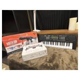 Kids water gun, foldable drone, and keyboard
