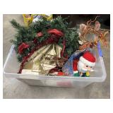 Bundle of misc Christmas Decor.