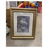 Framed picture titled "En Passant".