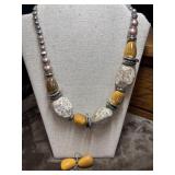 "In Good Glazes" Paparazzi necklace and earrings.