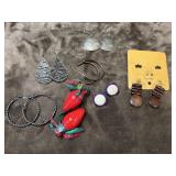 Bundle of fashion earrings.
