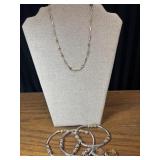 Nine West tri-tone bracelets, rings and more