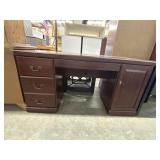 Sauder Heritage Hill computer credenza in a