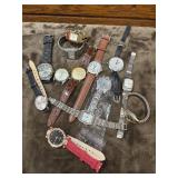 Bundle of mixed watches for men and women.