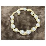 Ava Pearl Suede Bracelet,