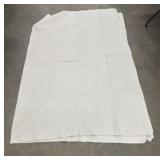 West Point White quilted coverlet
