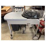 Weber Performer charcoal grill featuring a
