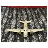 Vintage metal toy airplane